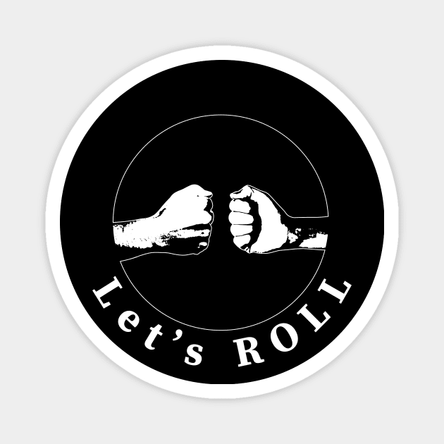 Let's Roll Magnet by Dojo Artist